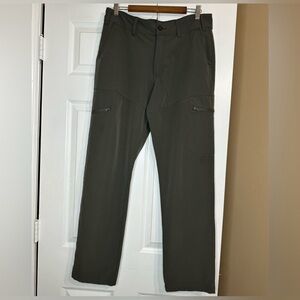 Magellan Moisture Wicking Backpacker Trail Olive Green Trek Pants Sz 32